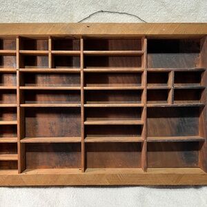 Vintage Wooden Printer Draw